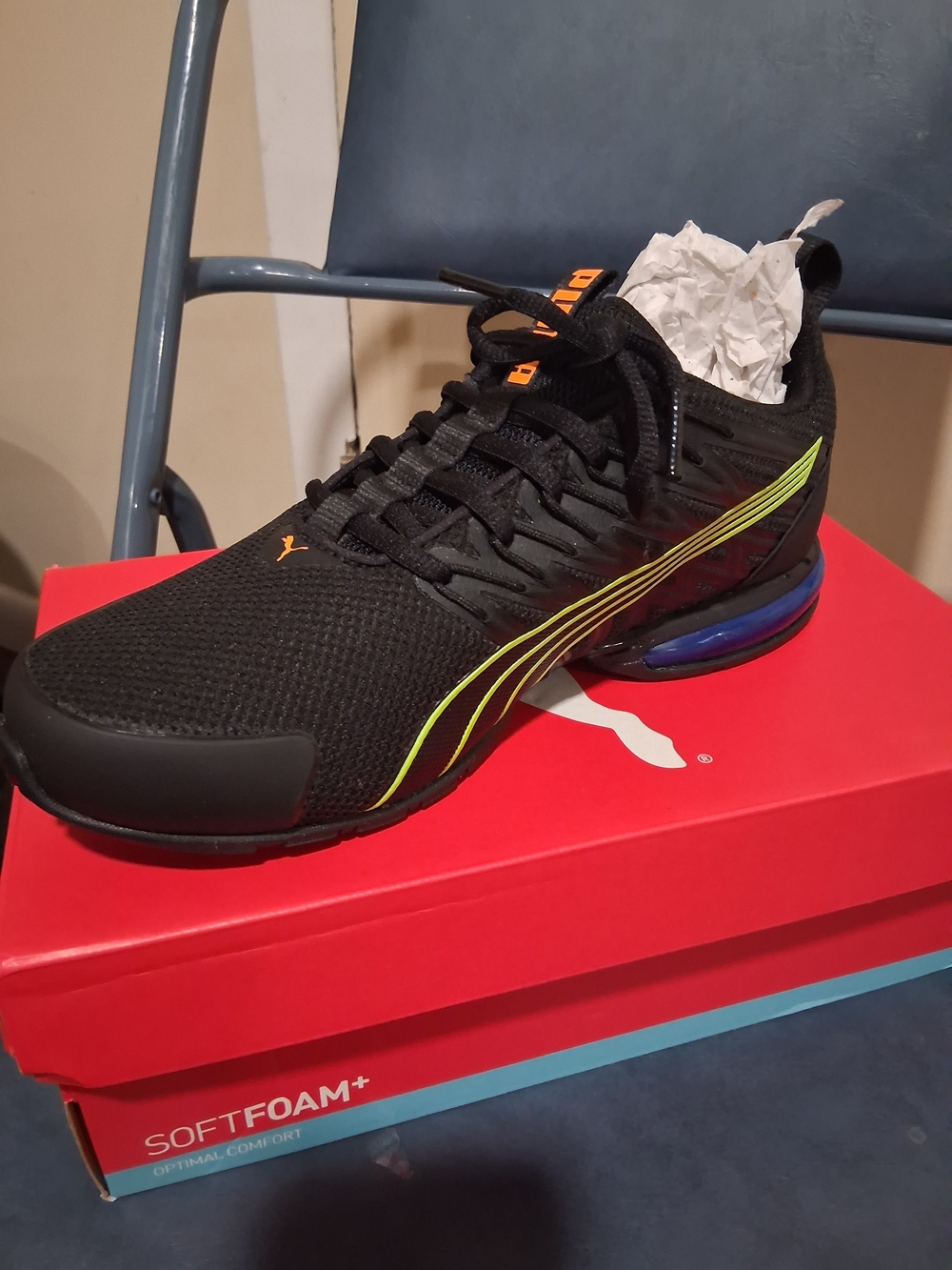 Puma Black Running Shoe